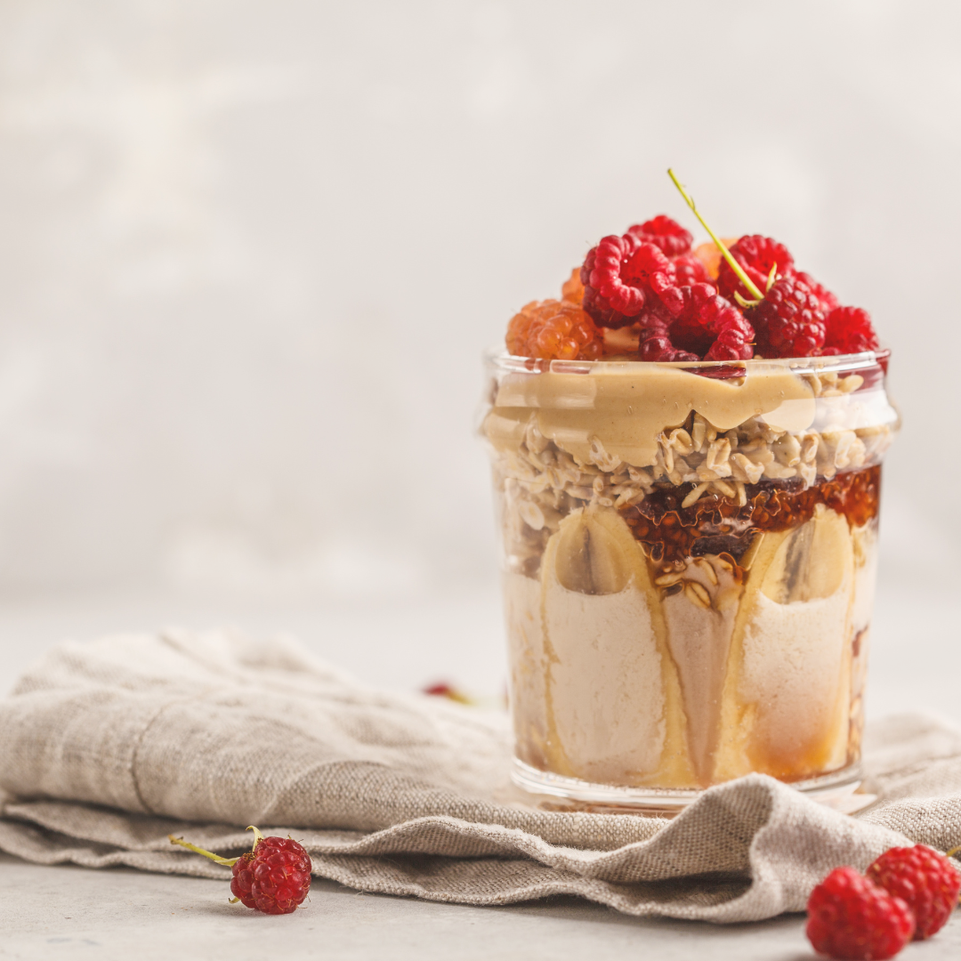 Easy High-Protein Overnight Oats Recipe | Boost Your Breakfast with Power Food | Roots Nutrition