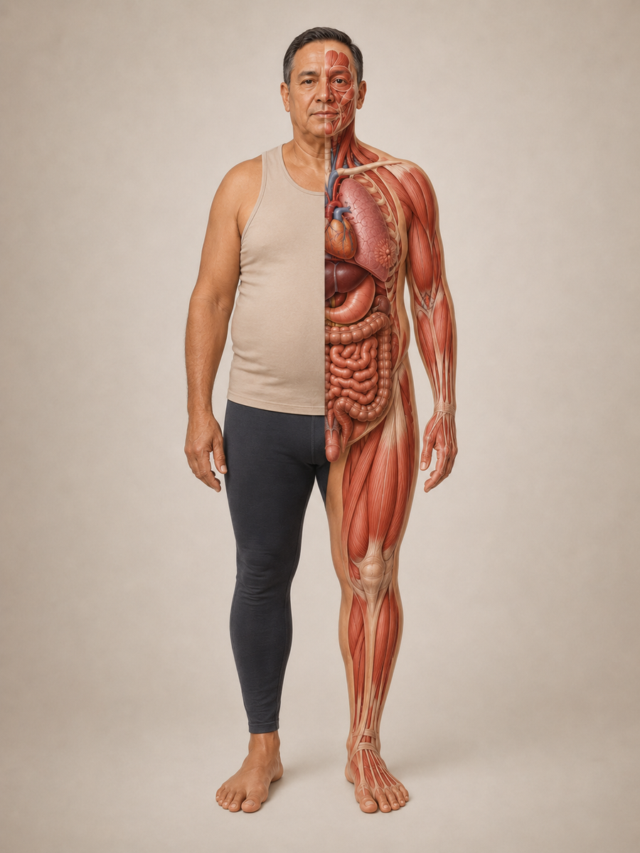 Anatomical reference — man