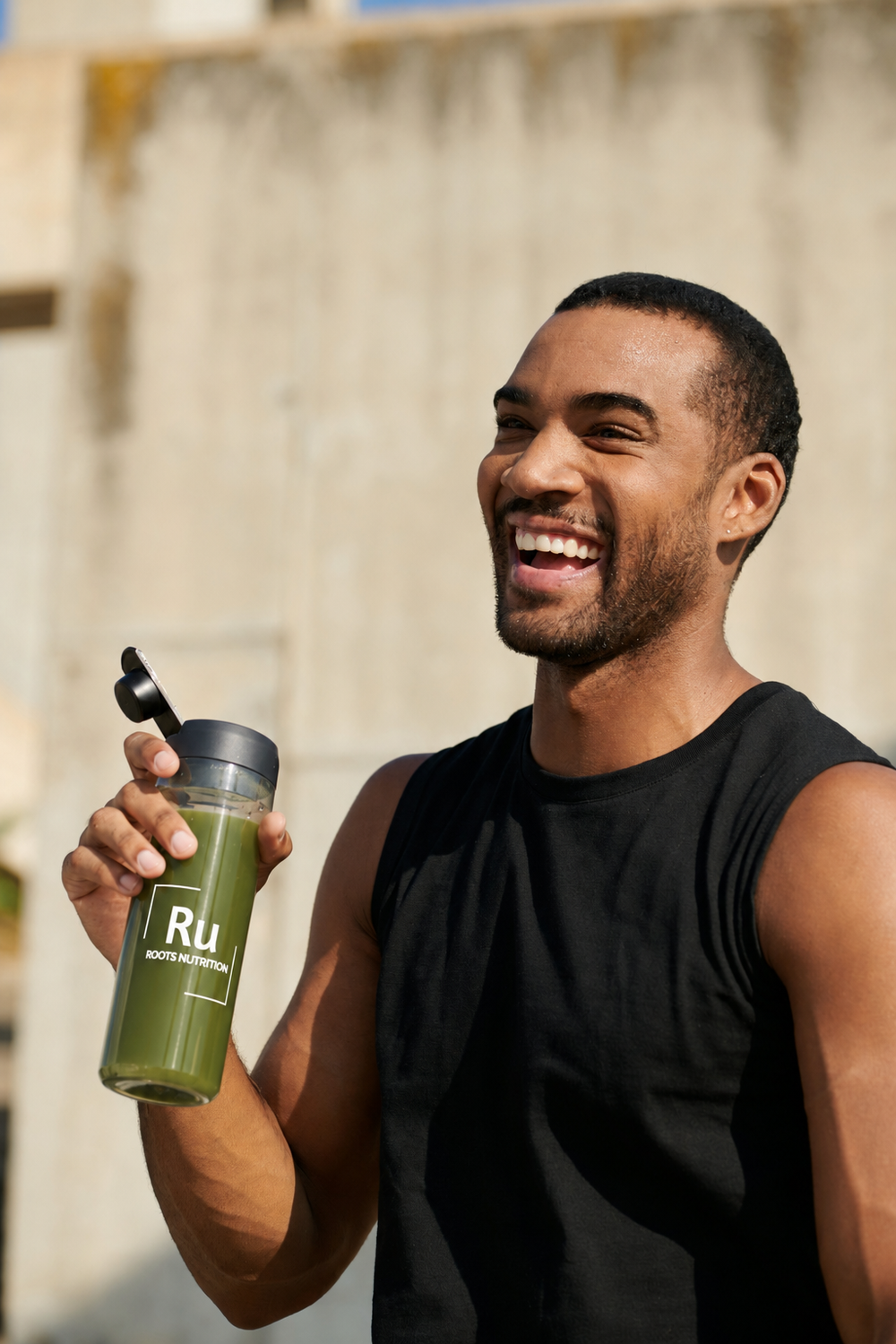 Customer · hiking · with bottle