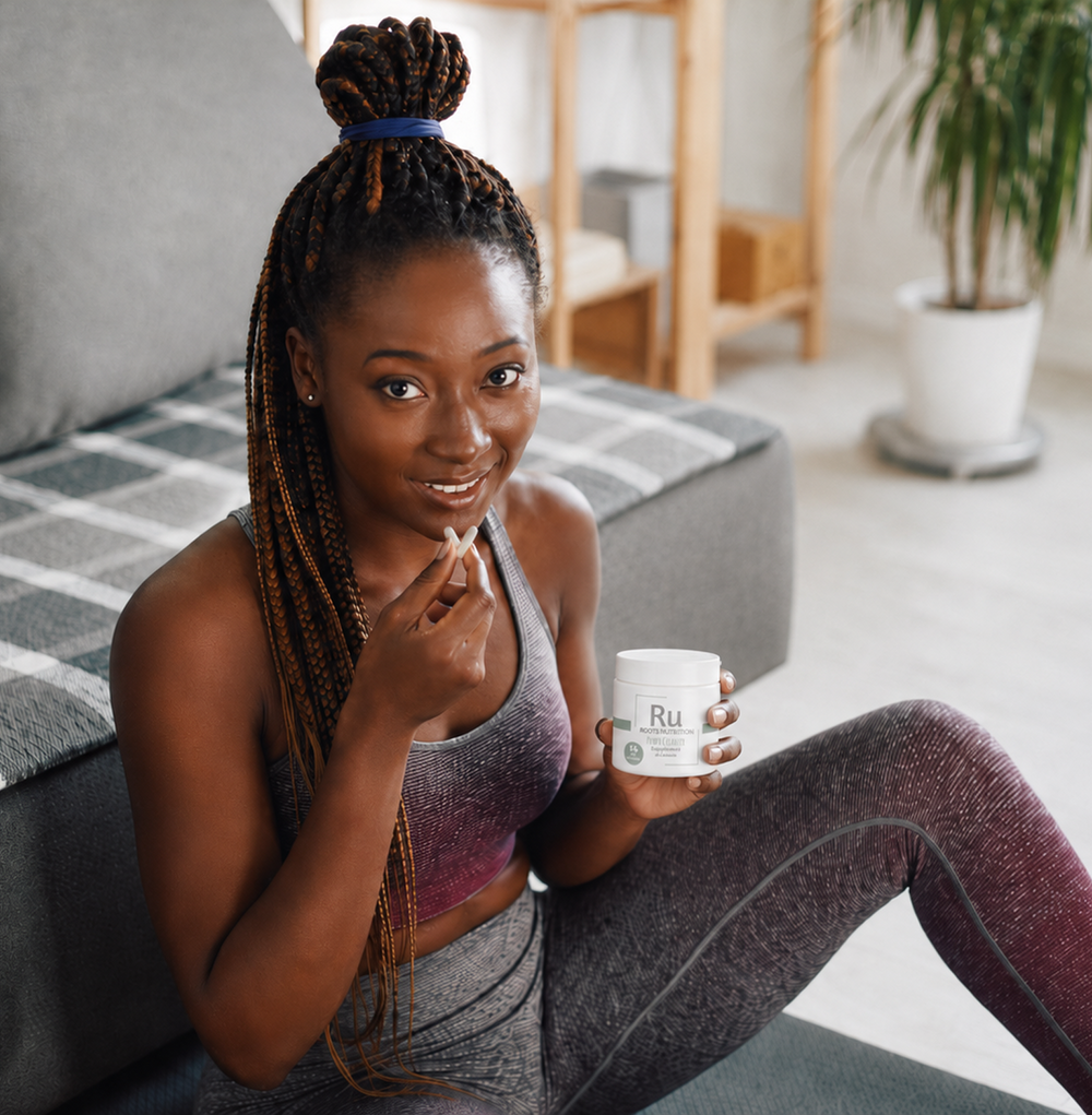 Customer · drinking Power Greens